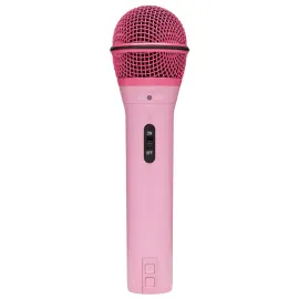 Samson Q2U USB and XLR Handheld Dynamic Microphone Cardioid Pattern (Pink)