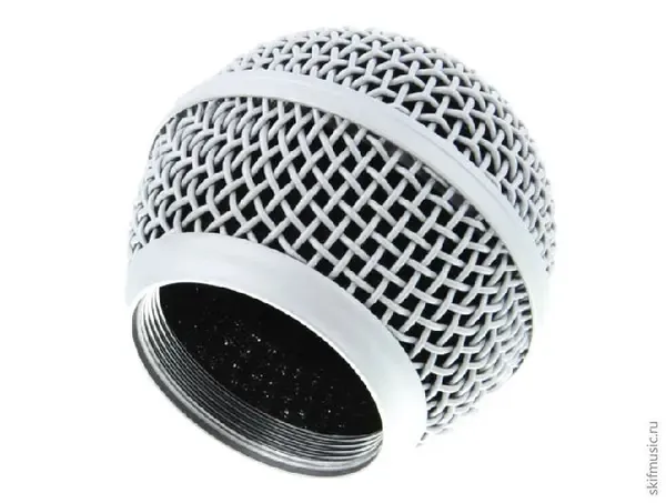 Сетка-гриль защитная посеребреная Shure RK143G для микрофона SM58