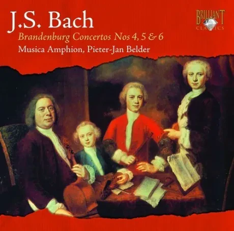 MUSICA AMPHION / PIETER-JAN BELDER - Bach: Brandenburg Concerto 4, 5 & 6 (CD)