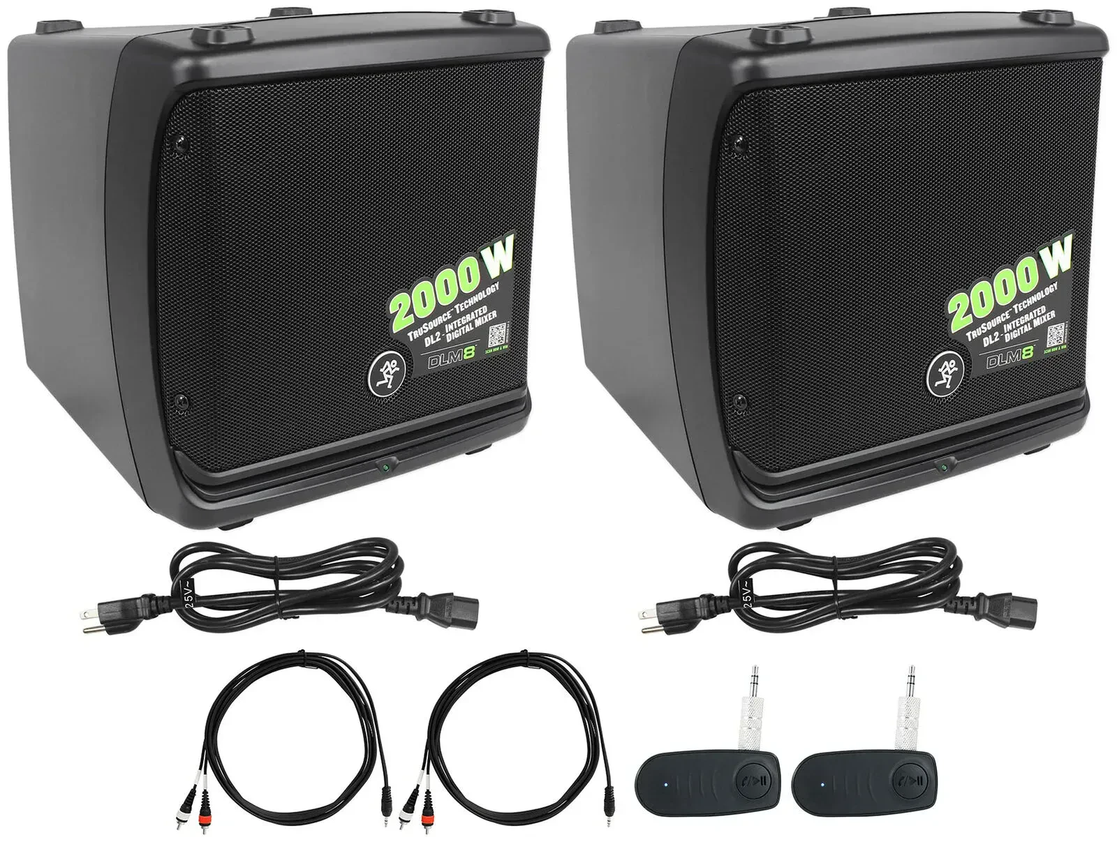 Сценический акустический монитор Mackie DLM8 Black с аксессуарами (пара)