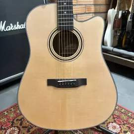 Трансакустическая гитара Mentreel HB-6DC-OS1 Dreadnought Natural Satin