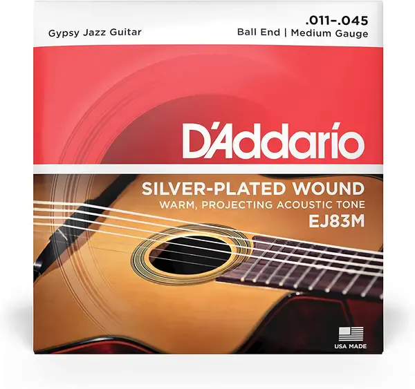 Струны для акустической гитары типа Selmer D'Addario EJ83M 10-45