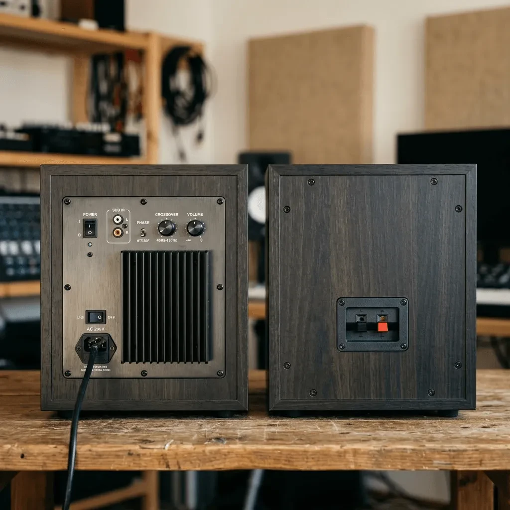 Подключение активного и пассивного сабвуфера