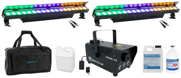 Комплект светового оборудования American DJ Ultra LB18+R720L V2+BAG1200+RFJG-1