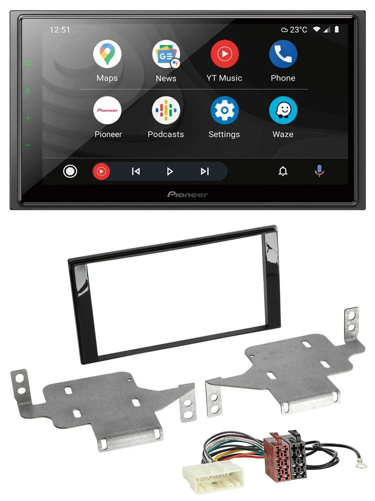 Pioneer USB 2DIN DAB MP3 Bluetooth Autoradio für Nissan Juke (ab 2014)