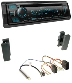 Kenwood Bluetooth USB CD MP3 DAB Autoradio für Seat Leon, Toledo (1998-2006)