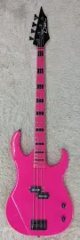 Dean CZONE BASS FLP Custom Zone Bass Guitar Basswood Body Flourescent Pink