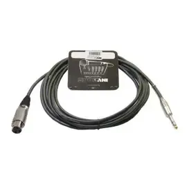 Микрофонный кабель Invotone ACM1010FS/BK 10м
