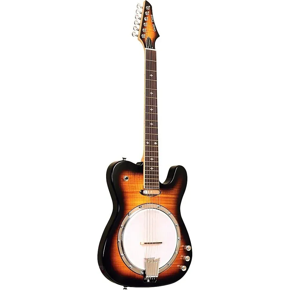 Банджо Gold Tone ES-Banjitar электрическое, 6-струнное, solid body, Tobacco Sunburst
