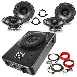 Dodge Durango 2002-2003 Speaker Replacement with Under Seat Bass | NVX