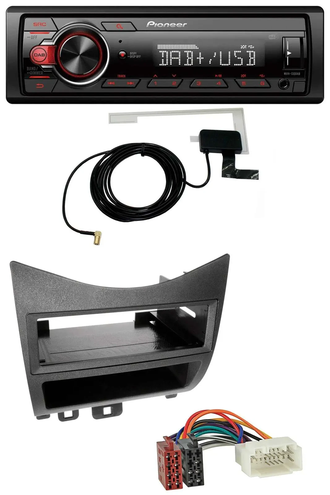 Автомагнитола для Honda Accord (2003–2007) Pioneer 1-DIN MP3 DAB USB AUX