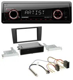 Blaupunkt SD USB 1DIN MP3 AUX Autoradio für Audi A4 (B5 1999-2001) Symphony