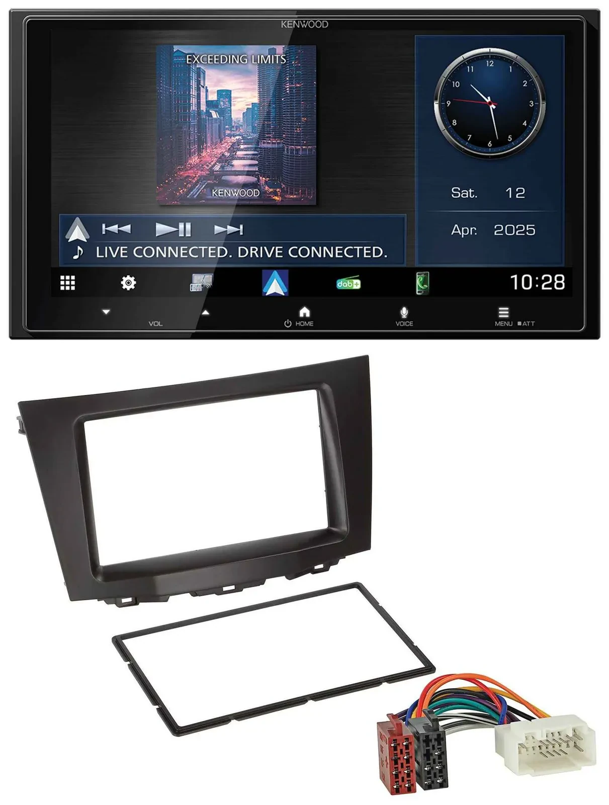 Автомагнитола для Suzuki Kizashi (с 2009) Kenwood 2DIN, Bluetooth, USB, DAB, MP3