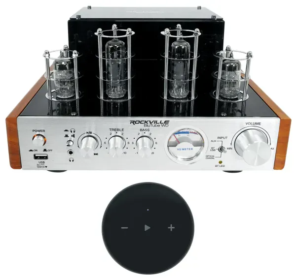 Rockville BluTube WD Tube Amplifier/Home Stereo w/Smart Wifi Streaming Receiver