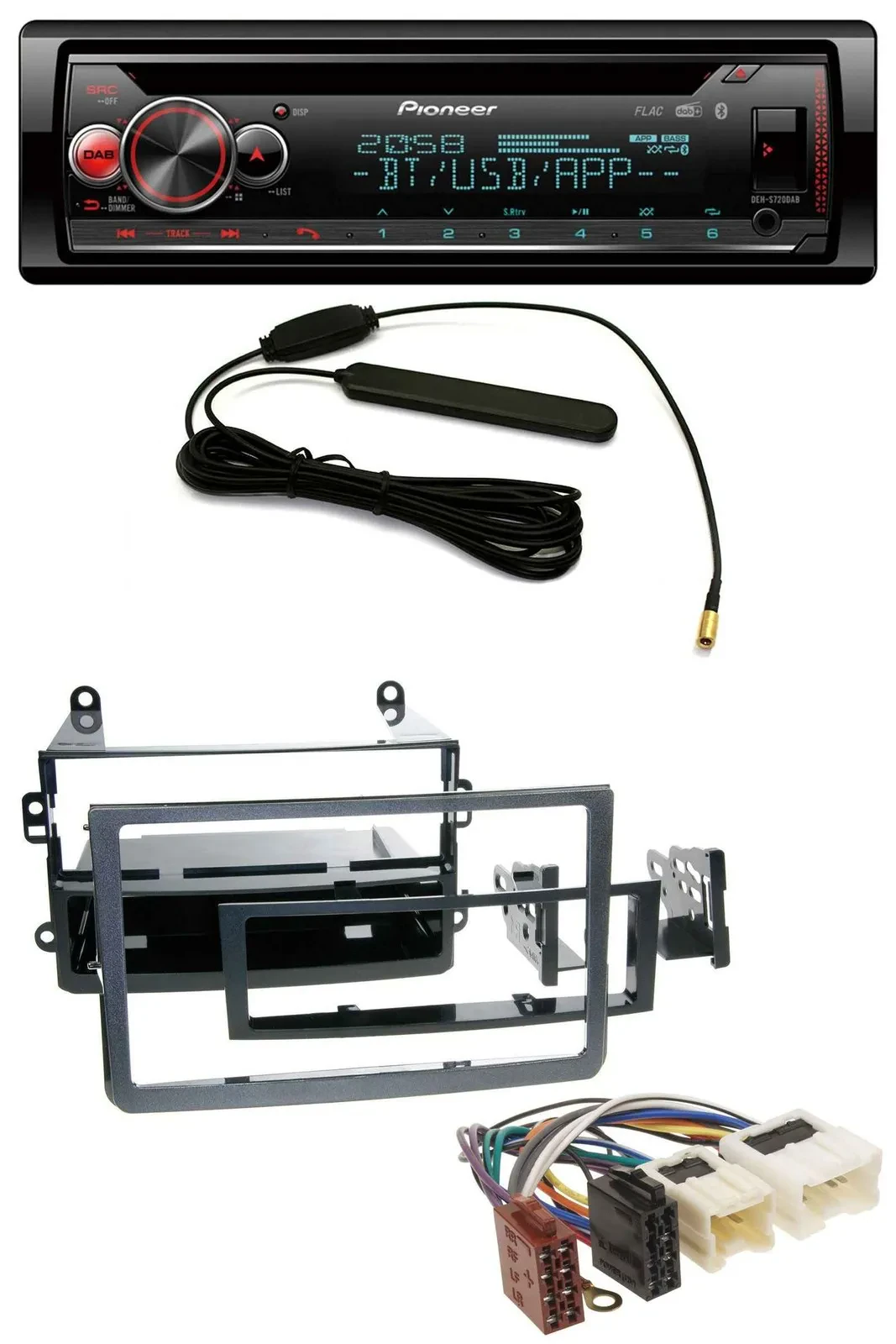 Pioneer USB DAB MP3 Bluetooth CD Autoradio für Nissan 350Z (ab 2006)
