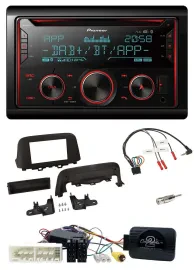 Автомагнитола Pioneer 2-DIN, DAB, Bluetooth, USB, CD, совместима с кнопками на руле, для Hyundai Kona (с 2013)