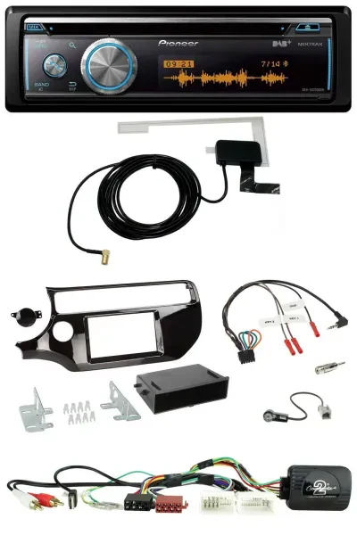 Pioneer Bluetooth DAB Lenkrad USB CD Autoradio für Kia Rio UB ab 03/2015 piano s