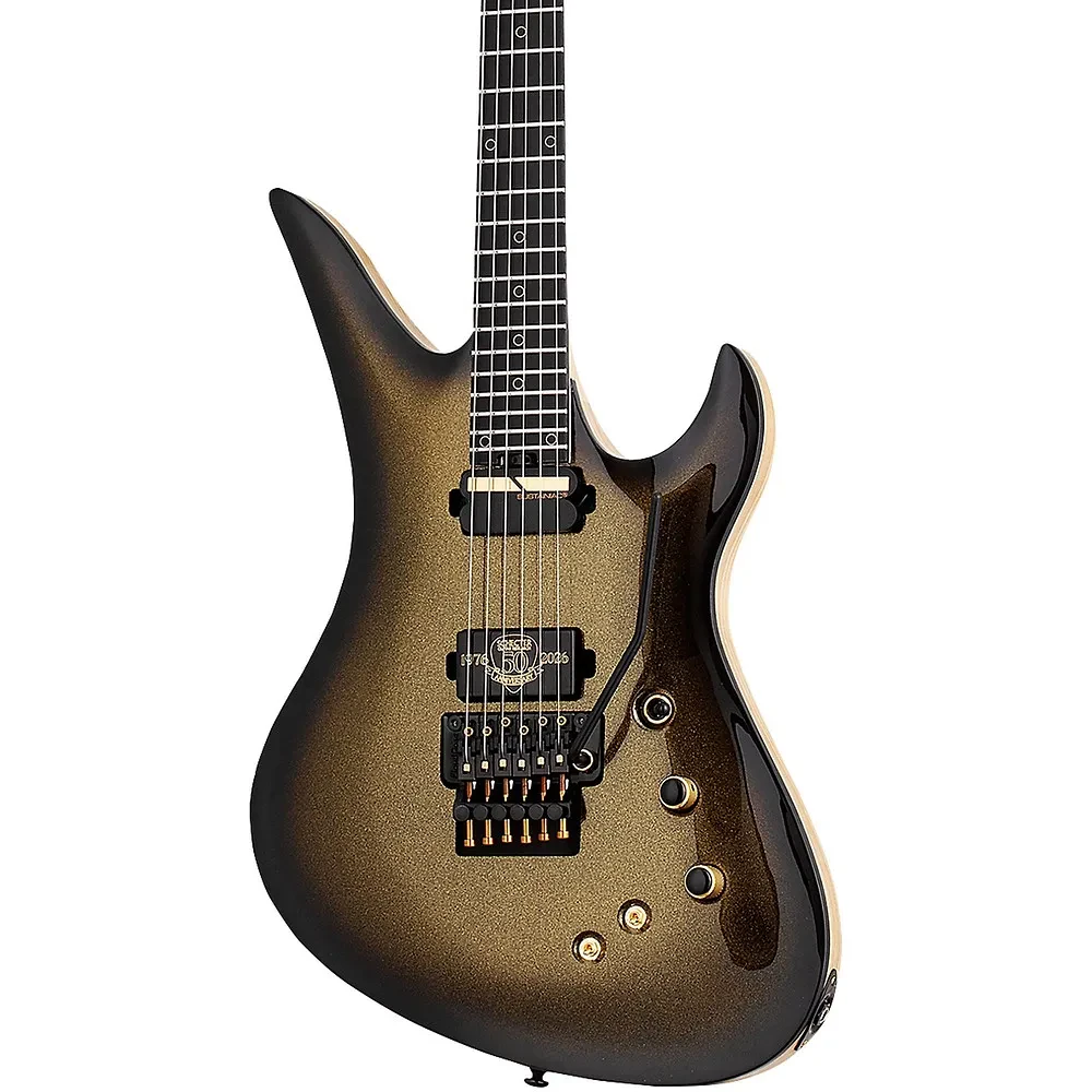 Электрогитара Schecter Avenger FR-S 50th Anniversary Gold Burst