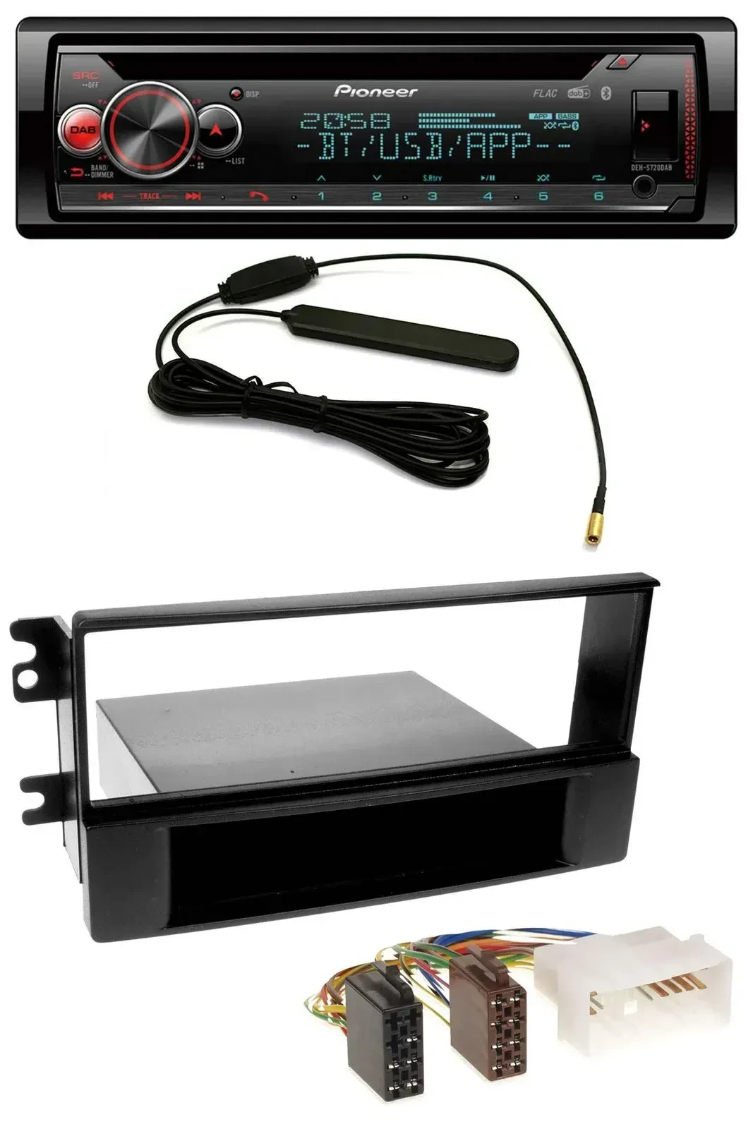 Автомагнитола для Kia Sportage (с 2005) Pioneer USB, DAB, MP3, Bluetooth, CD