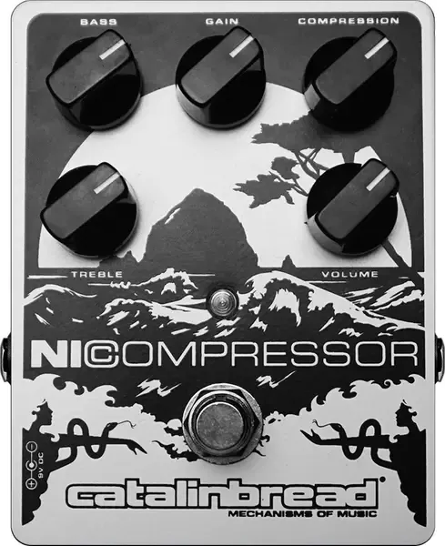 Педаль эффектов для электрогитары Catalinbread NiCompressor Effects Pedal SOFT PEARL