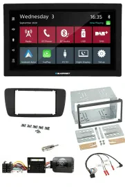Blaupunkt DAB Bluetooth USB Lenkrad 2DIN Autoradio für Seat Ibiza ab 08 nitschwa
