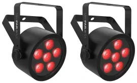 Светодиодный прибор Chauvet DJ SlimPAR H6 ILS RGBAW+UV LED DMX (пара)