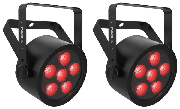 Светодиодный прибор Chauvet DJ SlimPAR H6 ILS RGBAW+UV LED DMX (пара)
