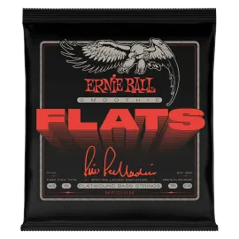 Струны для бас-гитары Ernie Ball 2749 Pino Palladino Smoothie Flats Medium 43-108