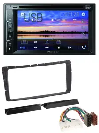 Pioneer Bluetooth 2DIN USB DVD DAB MP3 Autoradio für Toyota Hilux (ab 2011)