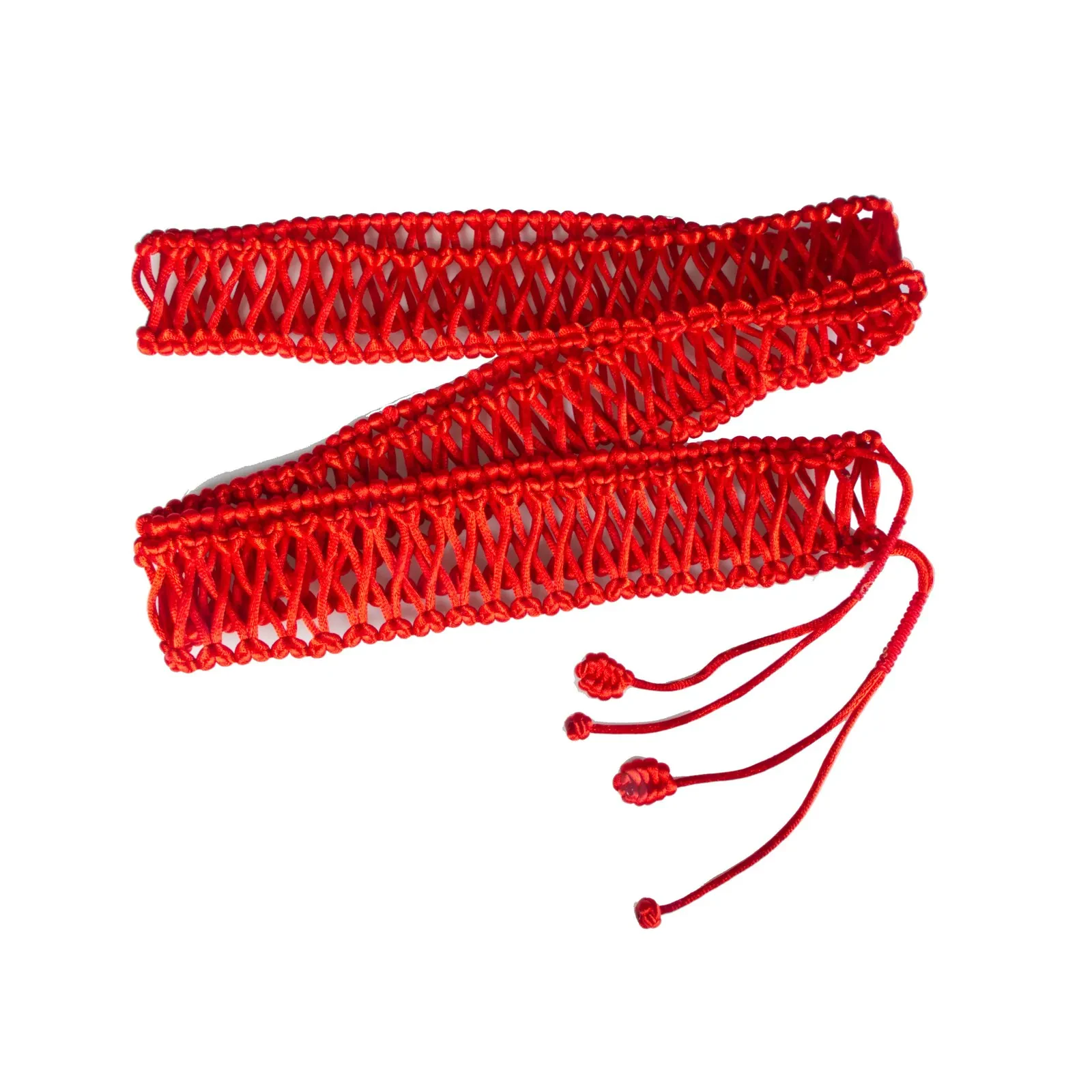 Fame FHR-R Handpan Rope, Rot, Nylon-Band, 21"-25" Modelle, Handpans Zubehör