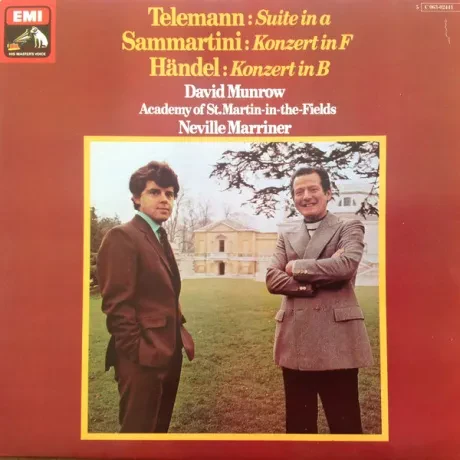 TELEMANN / SAMMARTINI / HANDEL - Suite In A-moll / Konzert In F / Konzert In B (LP , Used)