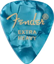 Медиаторы FENDER 351 Shape Premium Picks Extra Heavy Ocean Turquoise 12 Count