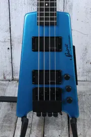 Steinberger Spirit XT-2 4 String Electric Bass Guitar Frost Blue with Gig Bag