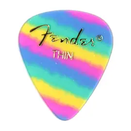 Медиаторы Fender 351 Shape Premium Picks, Thin, Rainbow, 12 Count