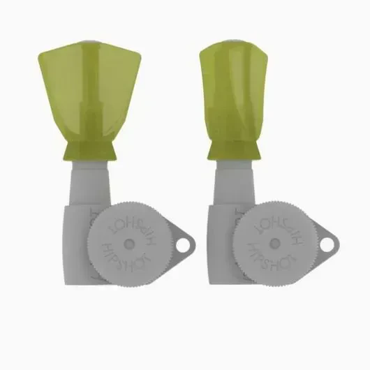 Кнопки колков для гитары Hipshot 6B1TLP-P Tulip, пластик, перламутровые (набор, 6 шт.)