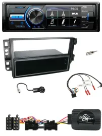 Автомагнитола JVC Bluetooth USB DAB для Chevrolet Aveo/Captiva 2006–2011