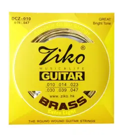 Струны для акустической гитары Ziko DCZ-010