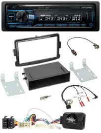 Alpine USB Bluetooth DAB Lenkrad Autoradio für Dacia Dokker Lodgy Sandero ab 12