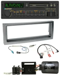 Blaupunkt USB DAB Bluetooth Lenkrad Autoradio für Citroen C5 ab 2005 grau-metall