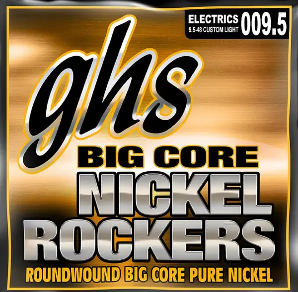 Струны для электрогитары GHS Strings BCCL Big Core Nickel Rockers 9,5-48