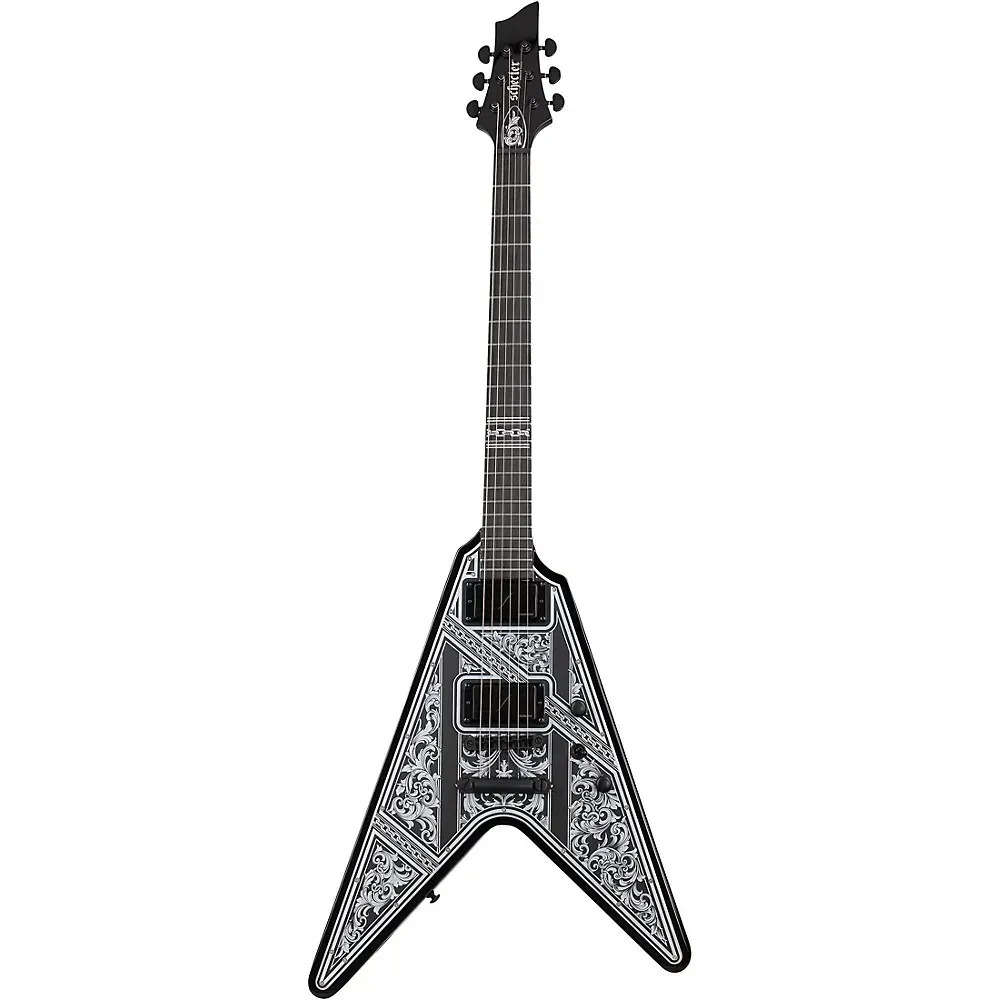 Электрогитара Schecter V-1 Przym Palladium Gloss Black