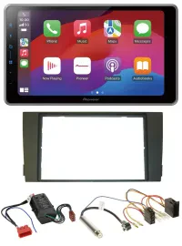 Pioneer MP3 USB DAB Bluetooth 2DIN Autoradio für Audi A6 01-05 C5 Bose Aktivsyst