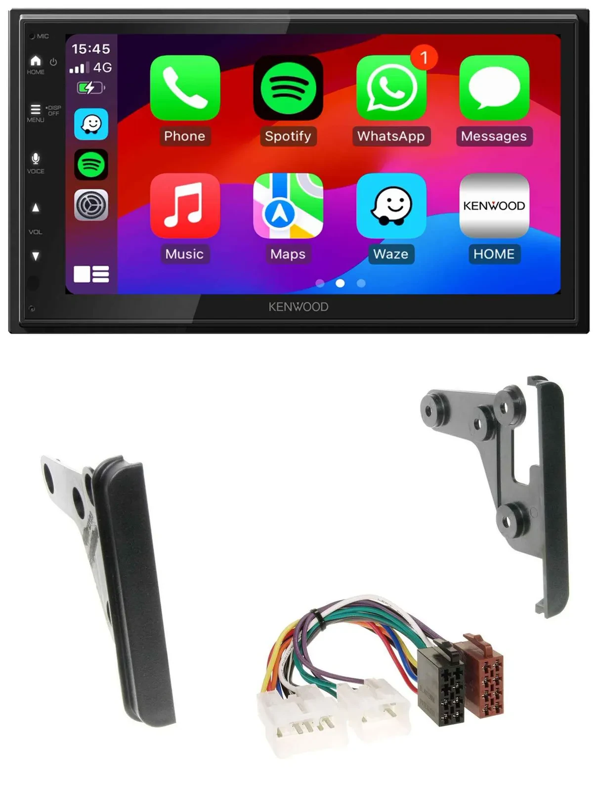 Kenwood MP3 USB DAB 2DIN Bluetooth Autoradio für Toyota Highlander Matrix RAV 4