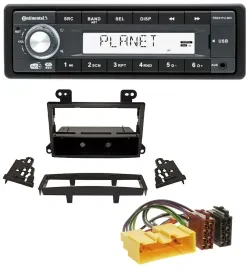 Continental MP3 AUX USB DAB 1DIN Autoradio für Mazda MPV (2000-2006)