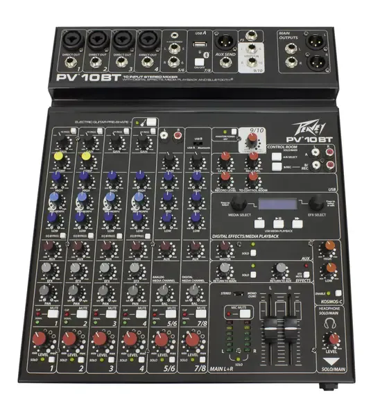 Аналоговый микшерный пульт  Peavey PV 10 BT Mixer