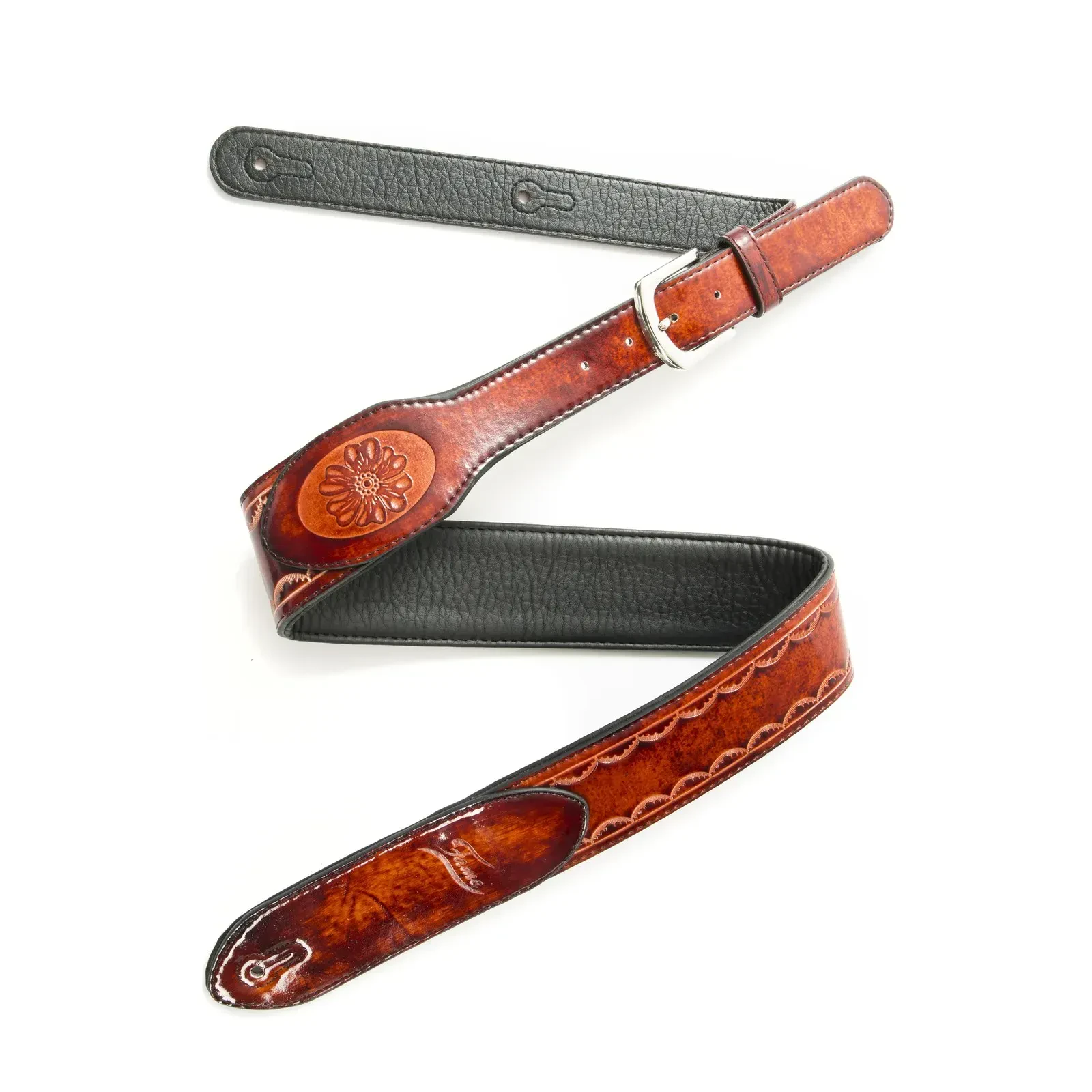 Ремень для гитары Fame Audio GIT0043558-000 Guv'nor Series Bourbon