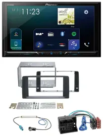 Pioneer MP3 Bluetooth USB 2DIN DAB Autoradio für MAN TGA TGX TGL TGM TGS 2017-20