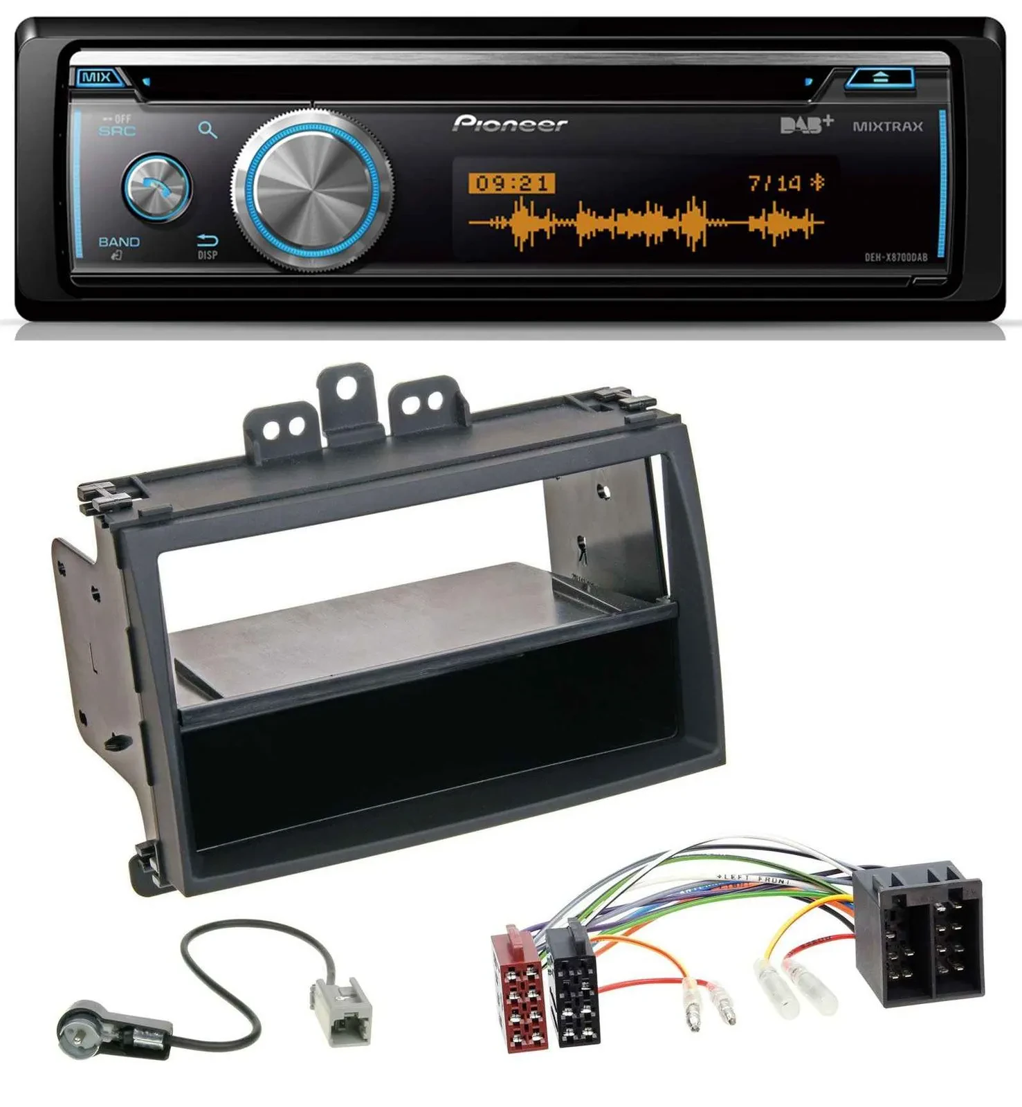Автомагнитола Pioneer MP3/DAB/USB/CD/Bluetooth для Hyundai i20 (2008–2011)