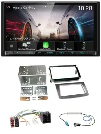 Kenwood MP3 2DIN USB DAB Bluetooth Autoradio für Alfa Romeo Mito ISO 955 08-14 s