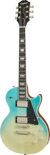 Электрогитара Epiphone Les Paul Modern Figured Caribbean Blue Fade